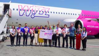 Wizz AIR CELEBRATES 25 MILLION PASSENGERS IN ALBANIA AND SIX YEARS OF ITS TIRANA BASE