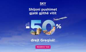 Up to 50% off flights to Greece with SKY express